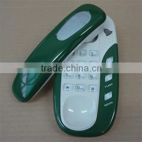 Home use contact phone number with wall phone