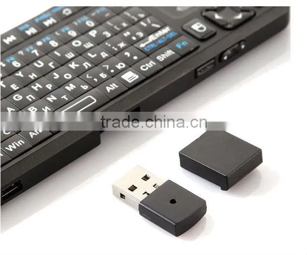 Factory supply! iPazzPort mini Keyboard with touch pad KP-810-10A 2.4G wireless handheld keyboard