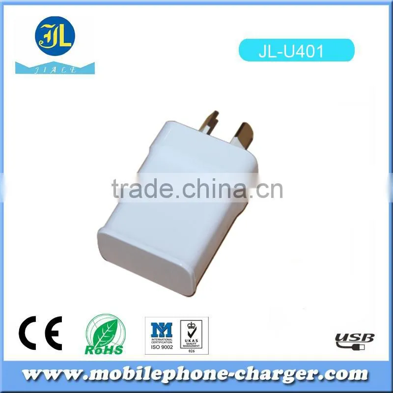 New products 2016 consumer electronics usb wall charger for mobile phone white