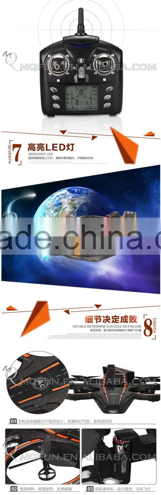 Mini Qute RC remote control flying soaring Aircraft carrie Helicopter Quadcopter 360 Rotation Educational electronic toy NO.Q202