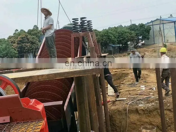 Mining screw spiral sand washing plant /screw classifier sand gold diamond washing plant