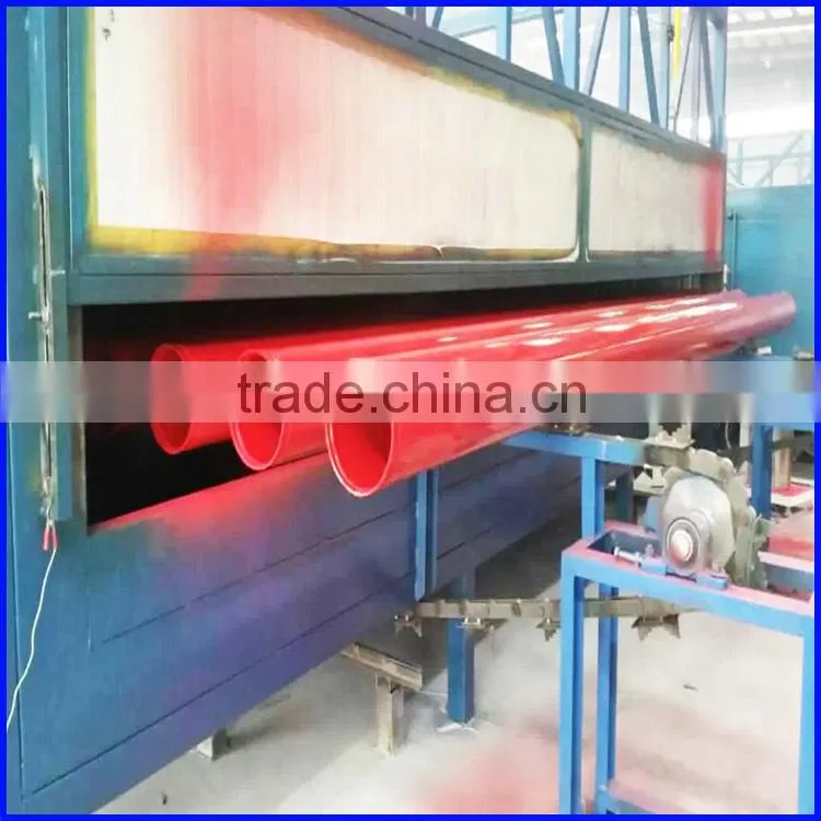 Red Lacquer Grooved Steel Pipe Powder coated for Fire Protection service