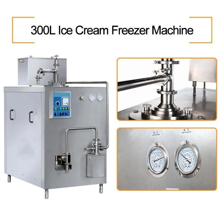 continuous freezer Small Soft Cone Ice Cream Making Filling Machine Gelato Ice Cream Maker Machine Ice-cream Helado Suave Extruder Machine Cone cup filling