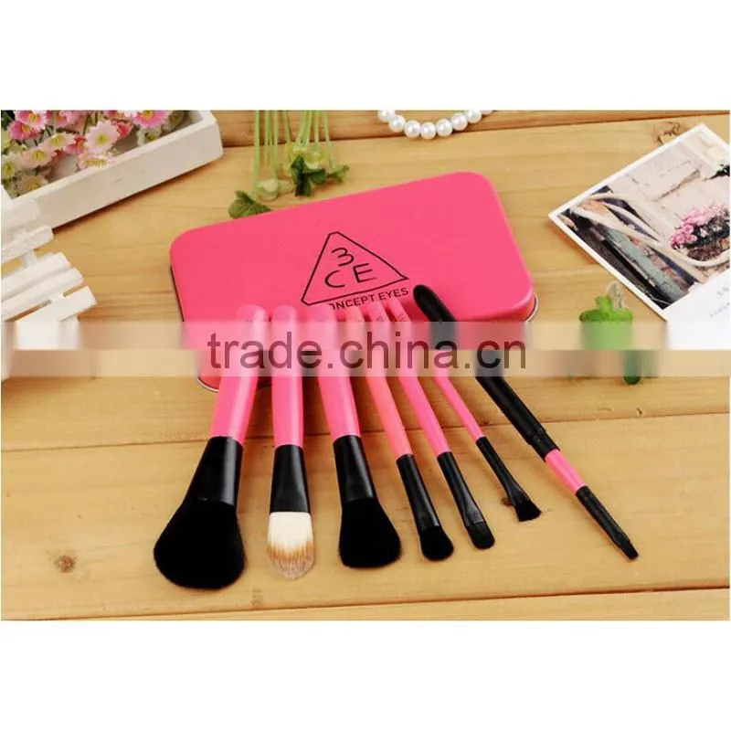 7pcs wholesale makeup tool/cosmetic brush set/makeup brush set