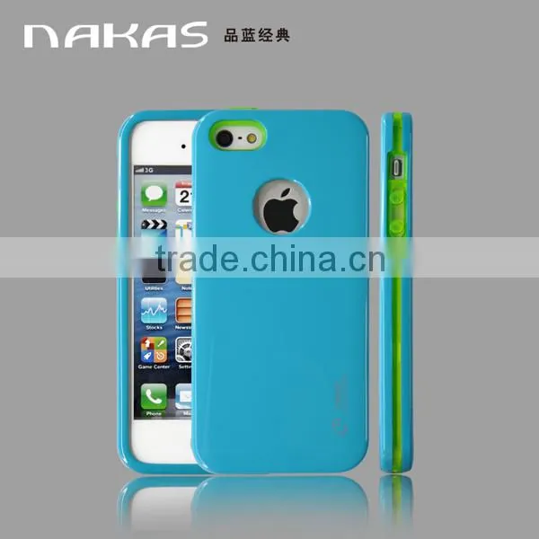 3 in 1 hybrid bumper cell phone case for Iphone 5/5S