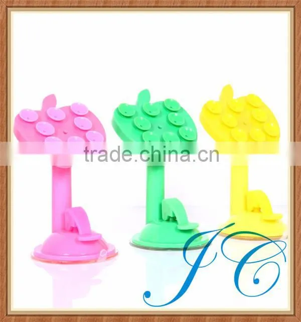 Different colors and shapes plastic funny mobile phone holder with low price