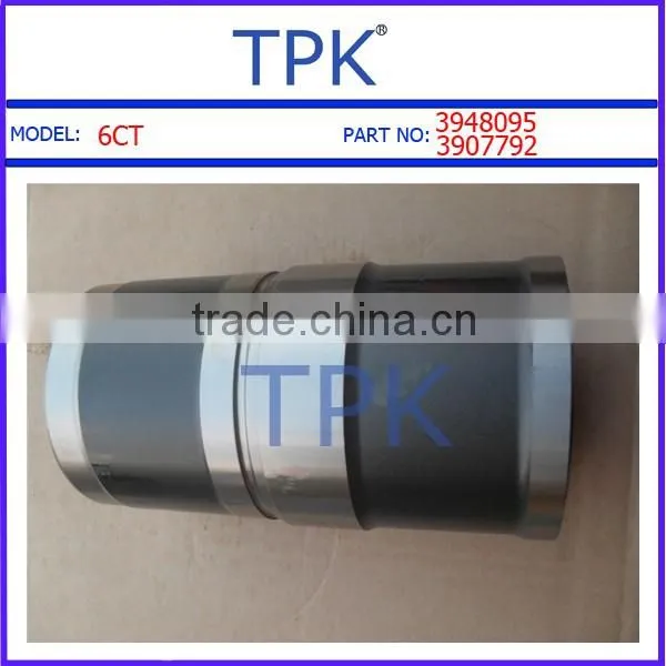 6CT Cylinder liner sleeve 3948095 3919937 3907792