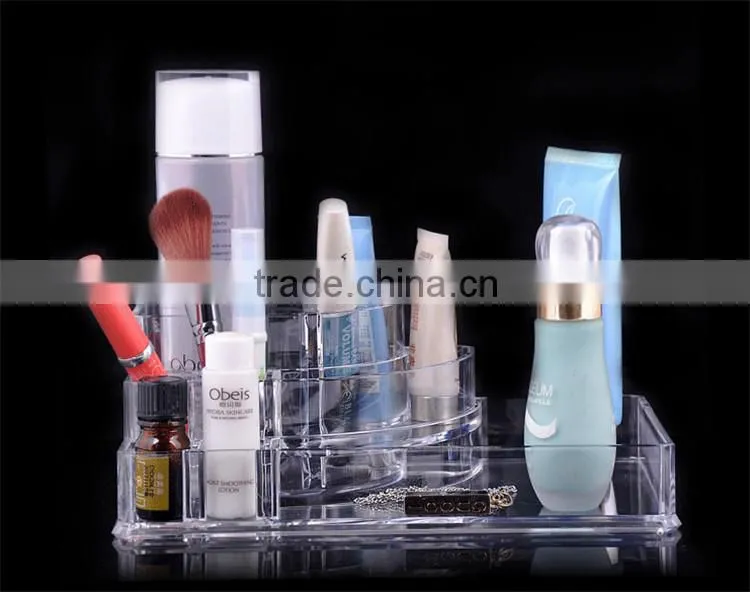makeup container brush holder case
