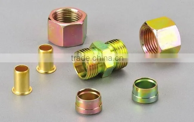 China supplier free sample nylon tube PU tube 3 pieces fitting for trailer and truck