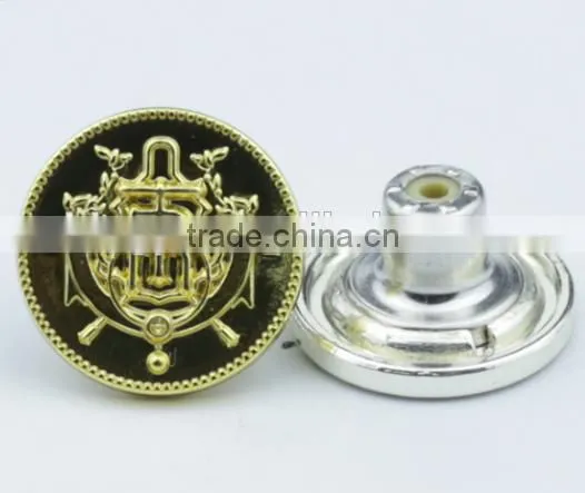 Sedex Audited Factory Metal Jeans Button For Jacket and Jeans Clothes