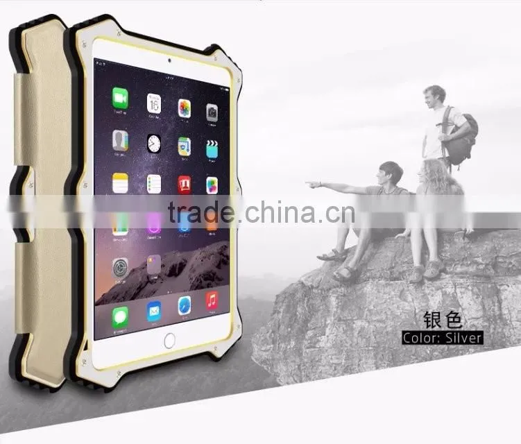 Original LOVE MEI MK2 Series Aluminum Flip Leather Kids Protective Back Cover Case For iPad Mini 1/2/3 TB-0153