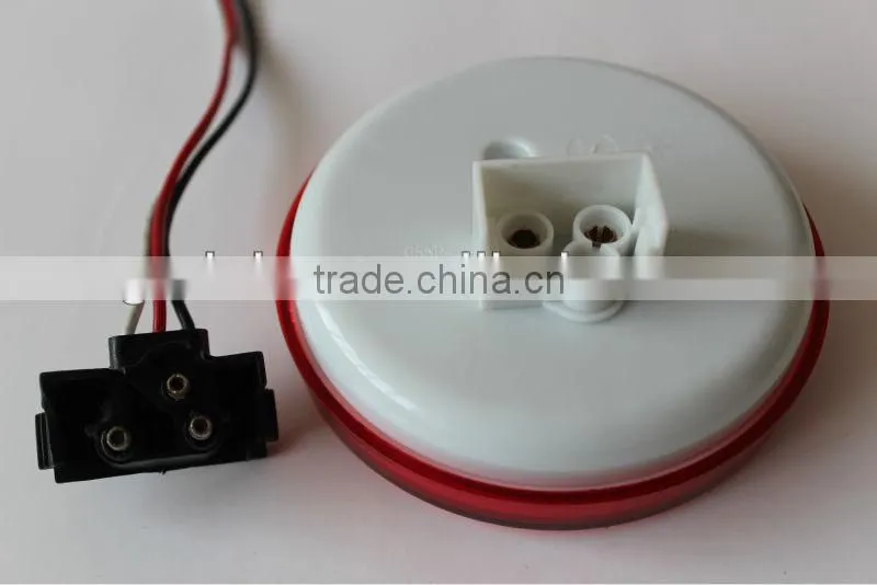 DOT approval JUMBO trucks 4inch round hamburger led tail light