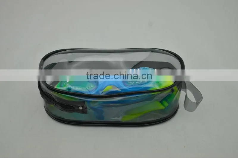 Hot sale plastic zipper box for swimming goggles