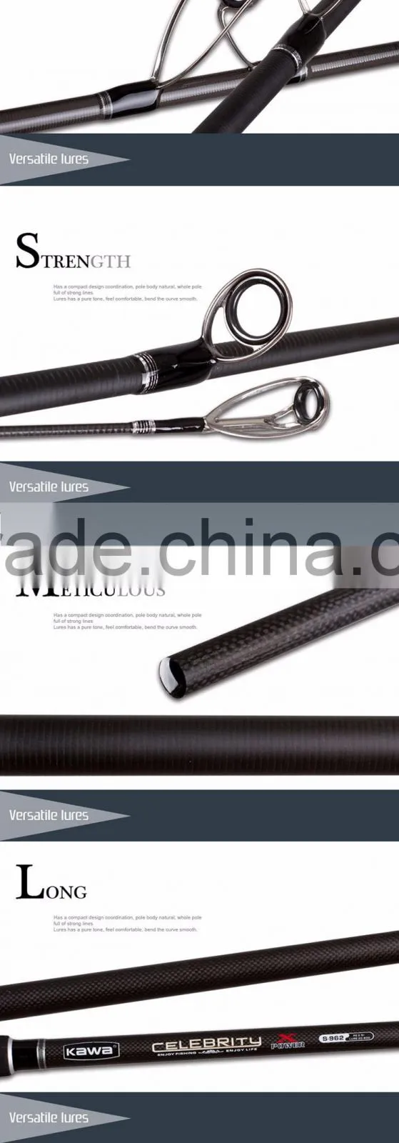2016 newest sea fishing EVA handle lure fishing rods