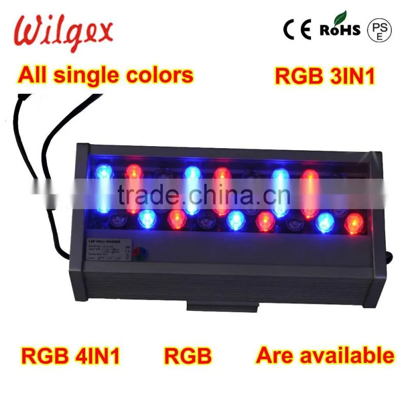 IP65 LED 36PX1W outdoor square led wall washer lights