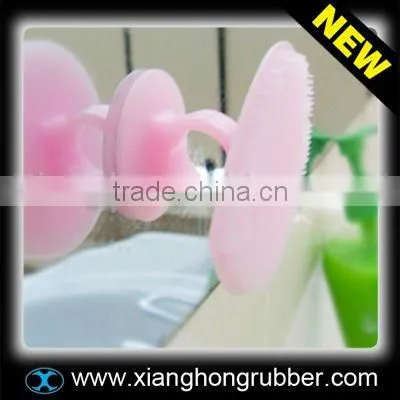 soft and good feeling silicone brush for face