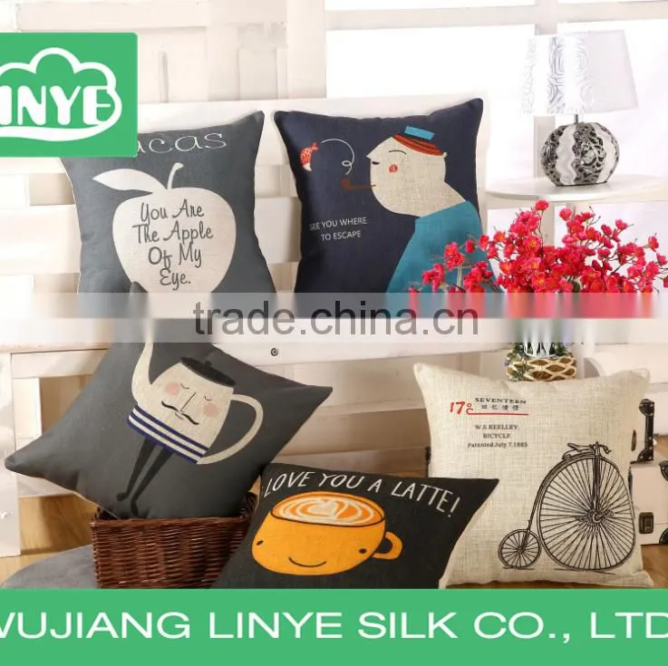 various kinds of cotton linen pillows