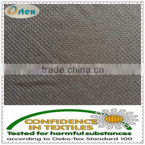 cooing polyester spandex honeycomb mesh fabric