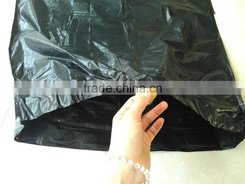 Cheap black drawstring trash bags from China supplier