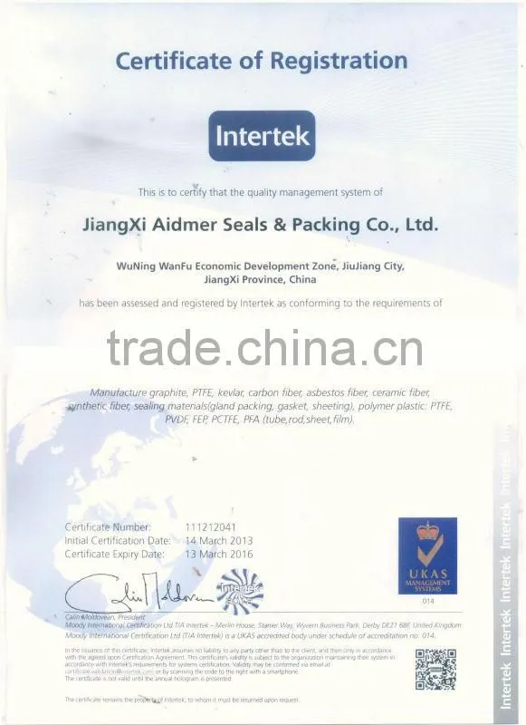 PTFE Flange Gasket PTFE gasket