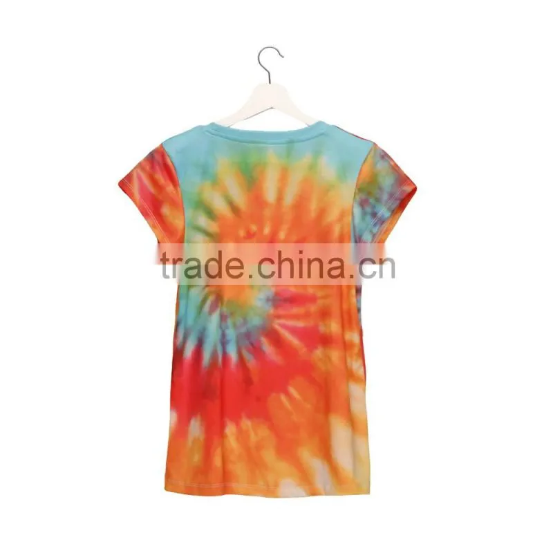 High Quality Custom 3D Printing Flower Power Softextile Tshirt Wholesale