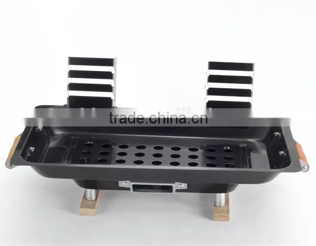 Fashion folding portable charcoal hanging bbq grill