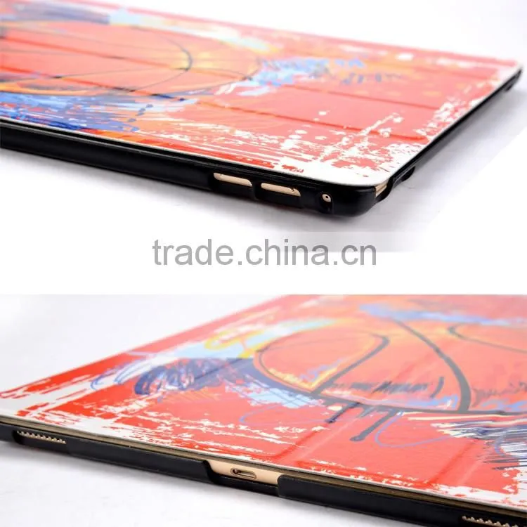 Special Printing Pattern Leather Tablet Sleeve for Ipad with Stand