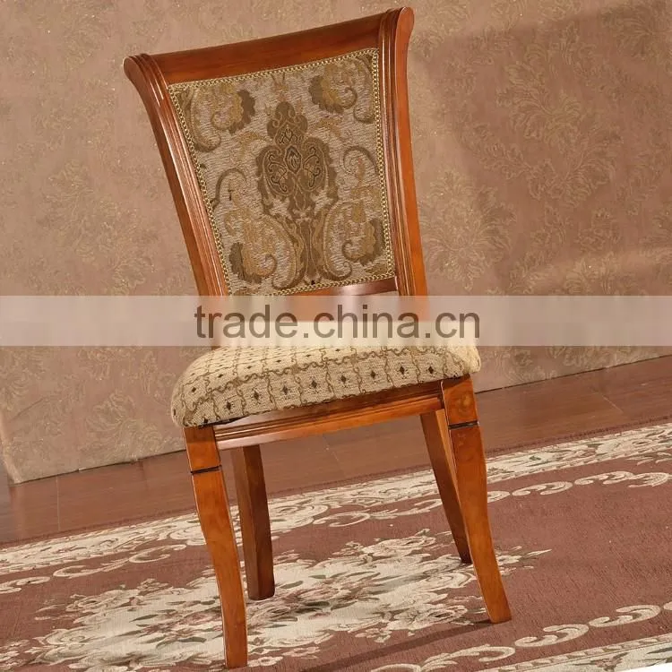 Restaurant furniture low back chairs solid rubber wood armless chair