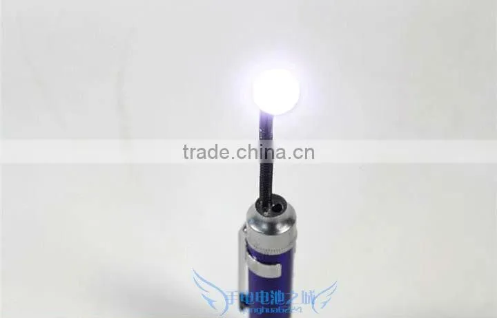 Goread flexible head multifunctional led keychain