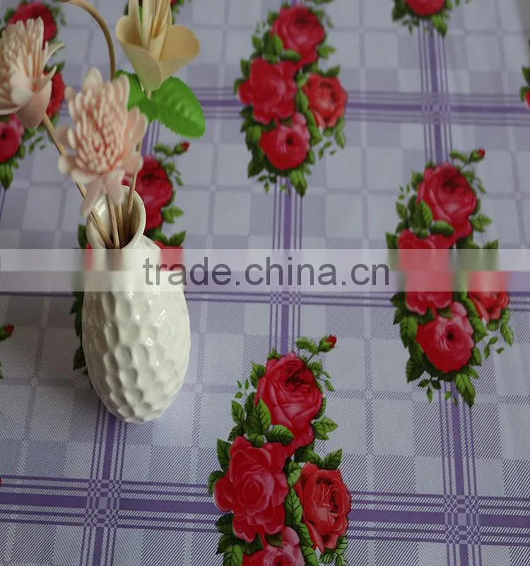 PVC tablecloth with package edges