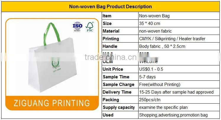 Recycled PP Non Woven Bags