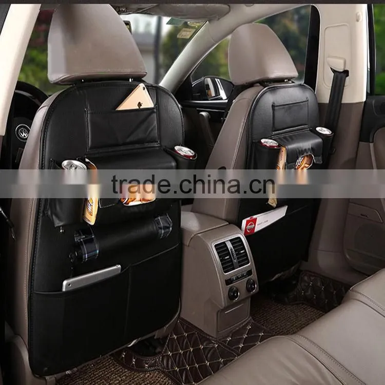 PU Leather Car Back Seat Organizers/Storage bag