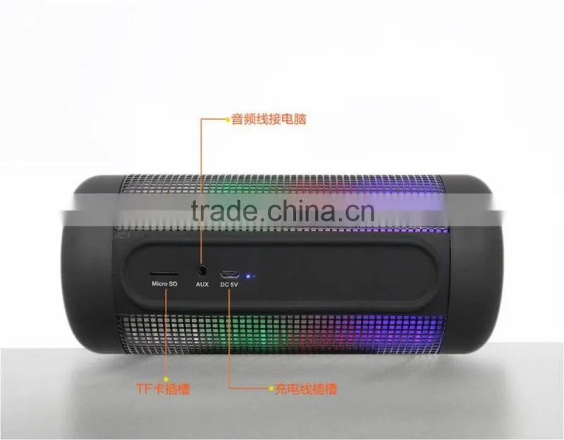 Speakers Bluetooth speaker Dazzle colour speaker Led speaker Charging speaker Portable speaker Led magic lantern effect speaker