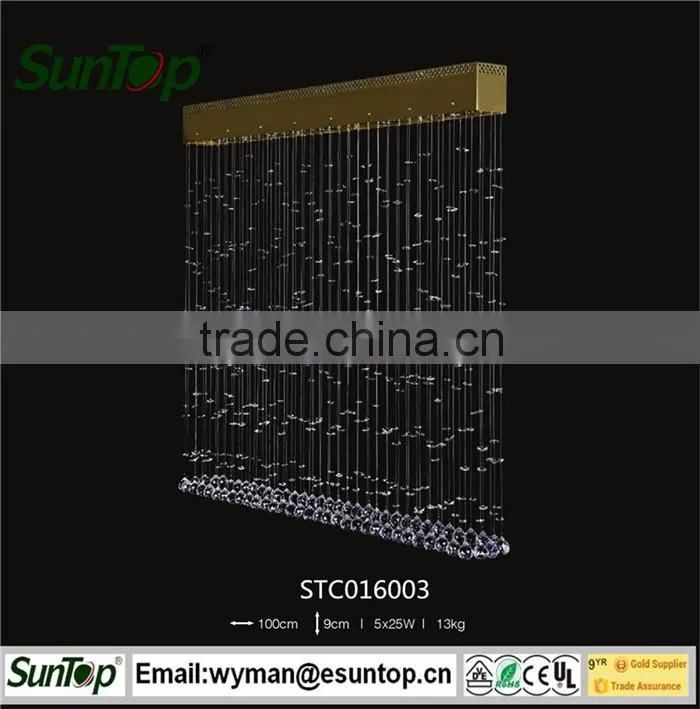 crystal ceiling lamp/luxury crystal chandelier/Crystal lamp modern in chandeliers & pendant lights
