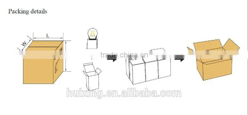 2W 4W 6W 8W LED Filament Bulb