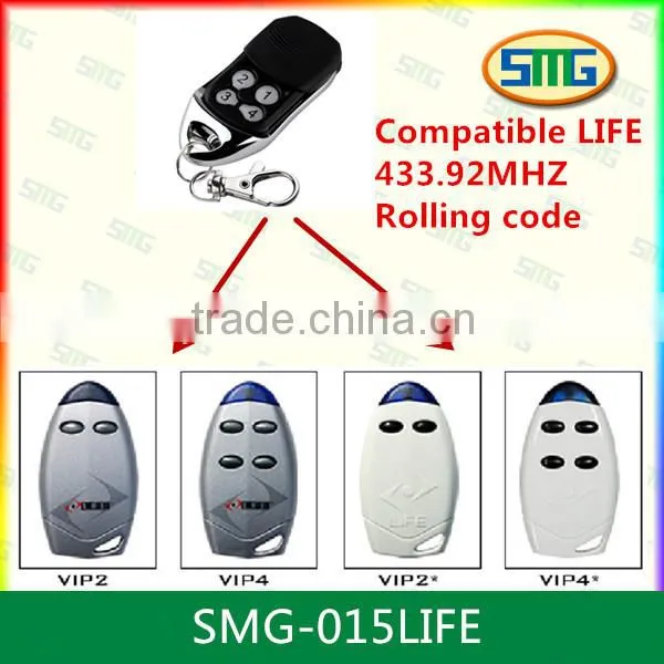 SMG-015life 433.92mhz life fido2 FIDO4 rolling code handsender remote transmitter