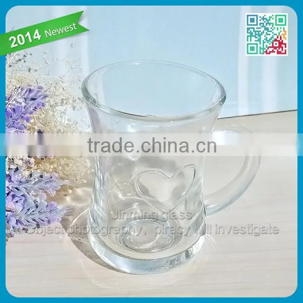 Turkish Heart shape tea cup with plate set china manufacturer