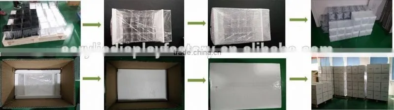factory wholesale popular acrylic clear Makeup Organizer w/ DIVIDERS