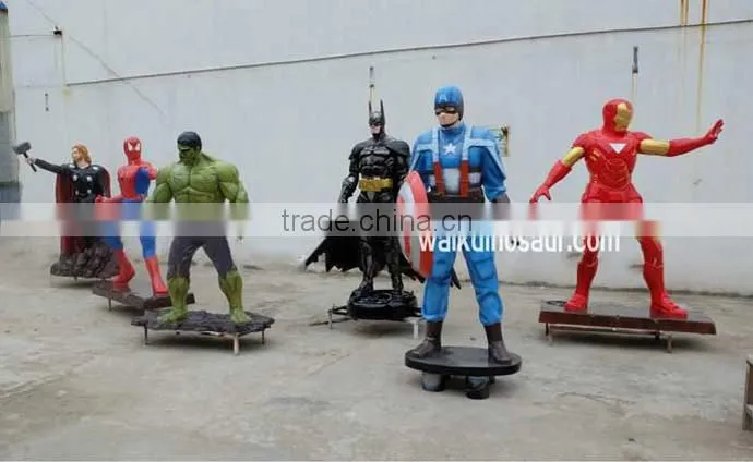 Amusement Park fiberglass life size fiberglass hulk