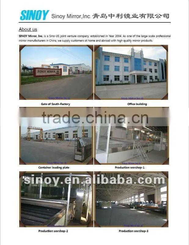 Mirror manufacturer produce mirror doors for closet