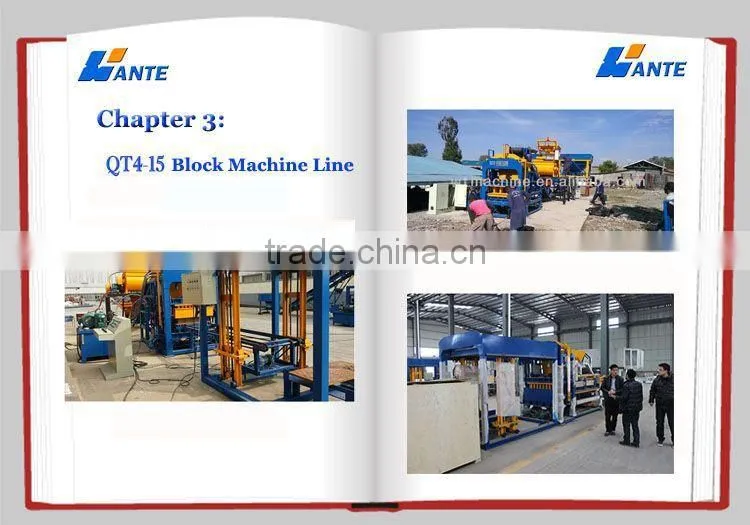 QT4-15 High quality italy automatic concrete block making machine price