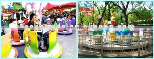 Kiddie love equipment amusement rides magnetic coffee cup