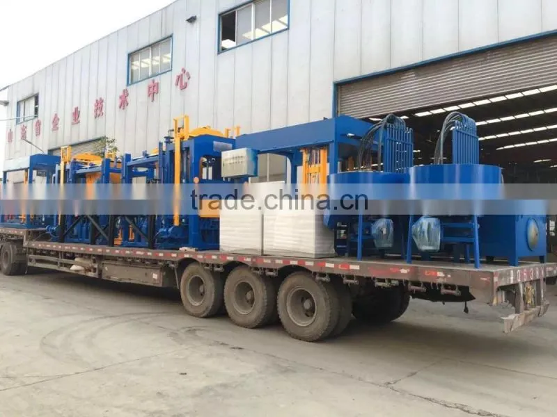 QT4-15c low investment hydraulic pressure cement brick block machine