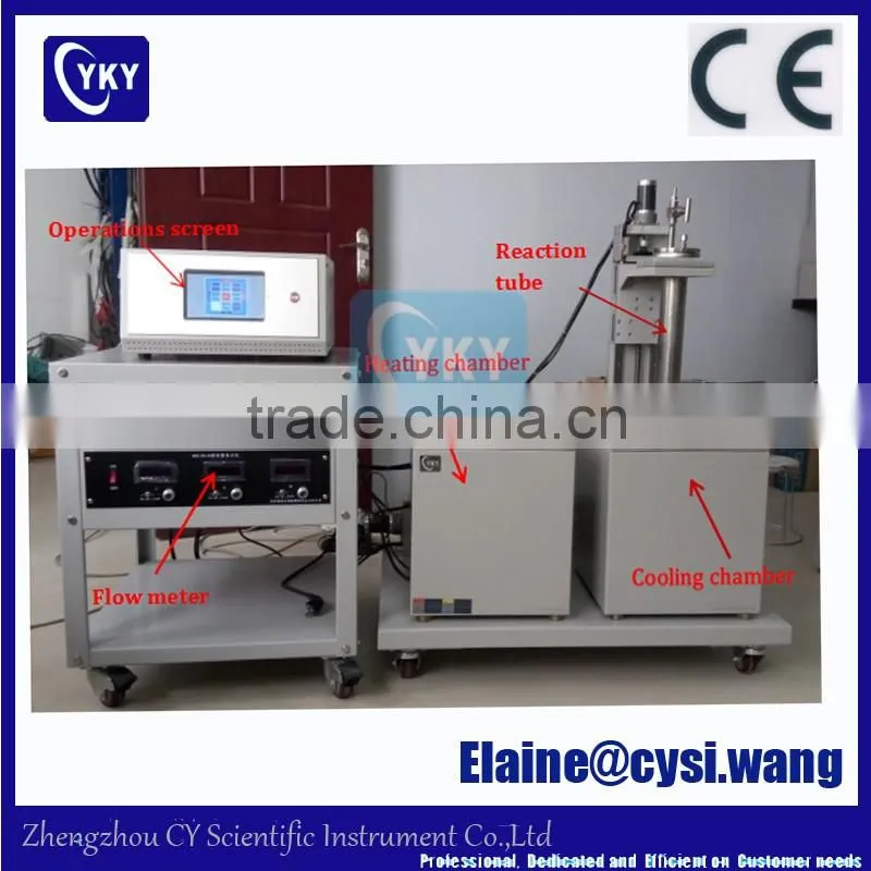 lab graphene CVD tube furnace system / CVD graphene growth / vacuum cvd system