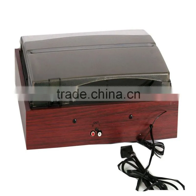 Hotter Vintage wooden Vinyl Record Player Turntable with Vinyl radio