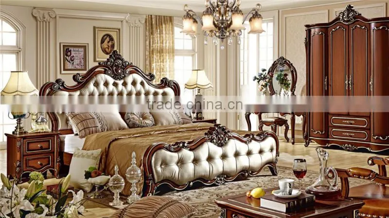 Solid wood bedroom furniture bed on sale india import furniture