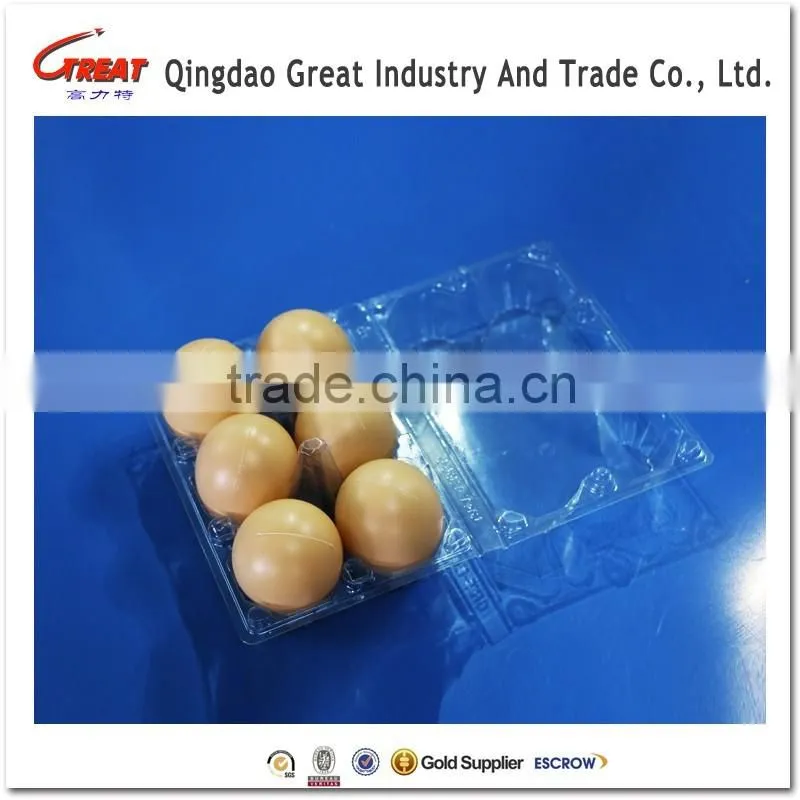 manufacturer plastic PET material egg tray