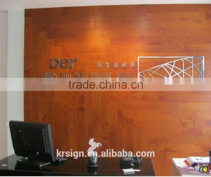 Metal Frame customized backlit business advertising led letter sign