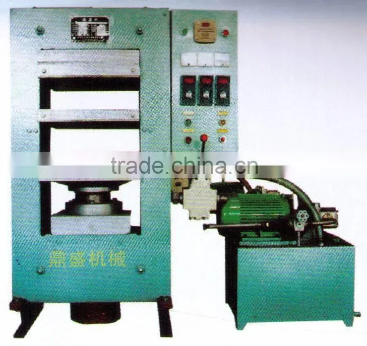 Frame platen vulcanizing machine 25T/H