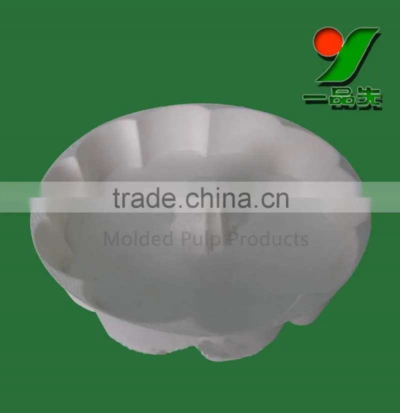 100% Eco-friendly biodegradable disposable dog bowl with bagasse pulp